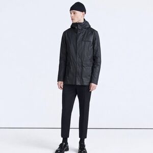 The Arrivals ATLAS Waxed Denim Parka Sz Small